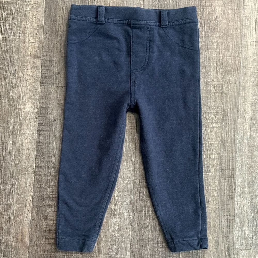 💞 Baby & Toddler Boy Size 24 Months Navy Blue Knit Sweat Pants